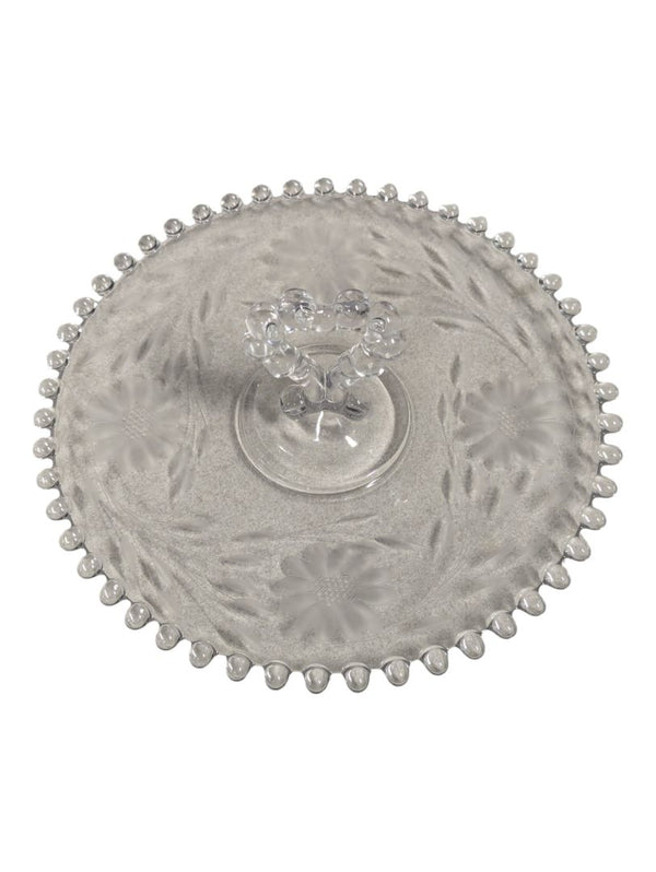 SERVING PLATE DISH WITH HEART HANDLE