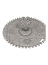 SERVING PLATE DISH WITH HEART HANDLE