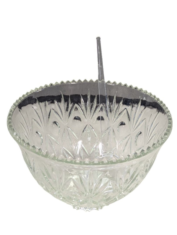 Anchor Hocking Arlington Glass Punch Bowl Set