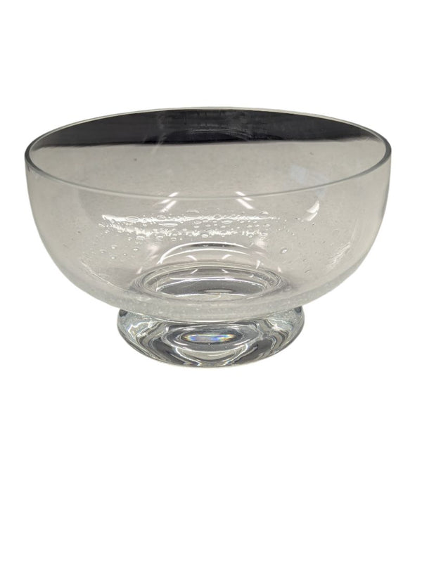 Bubble Glass Clear Bowl