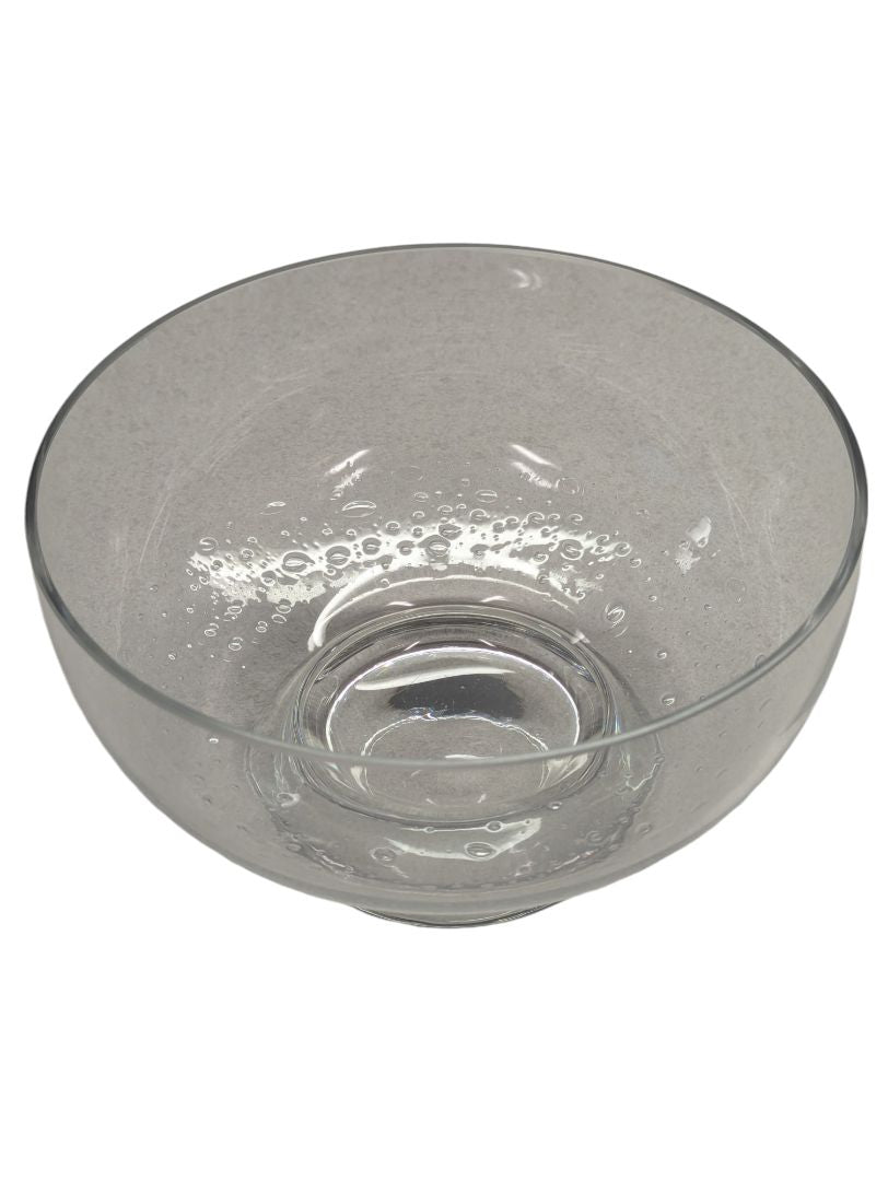 Bubble Glass Clear Bowl