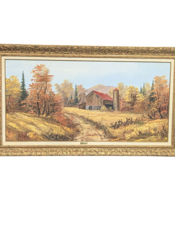 Rose Schul oil painting Fall scene