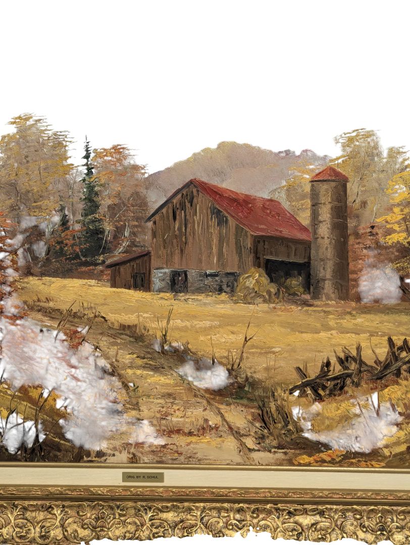Rose Schul oil painting Fall scene
