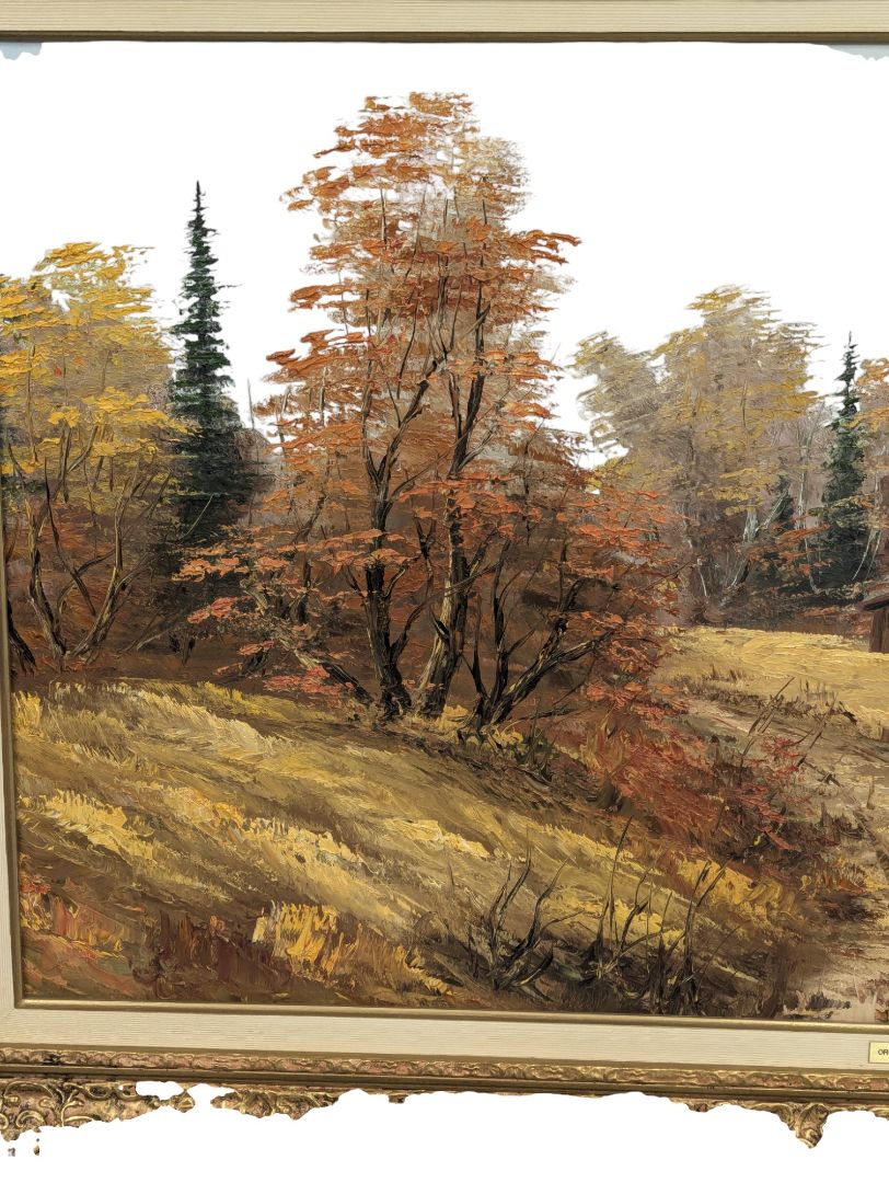 Rose Schul oil painting Fall scene