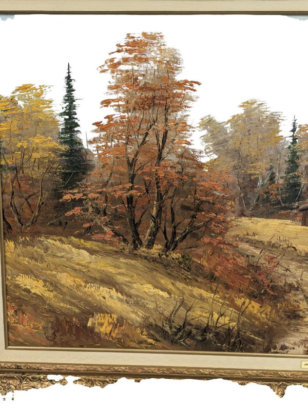 Rose Schul oil painting Fall scene