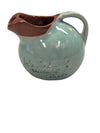Cute Small Green/Blue Brown Ceramic Jug
