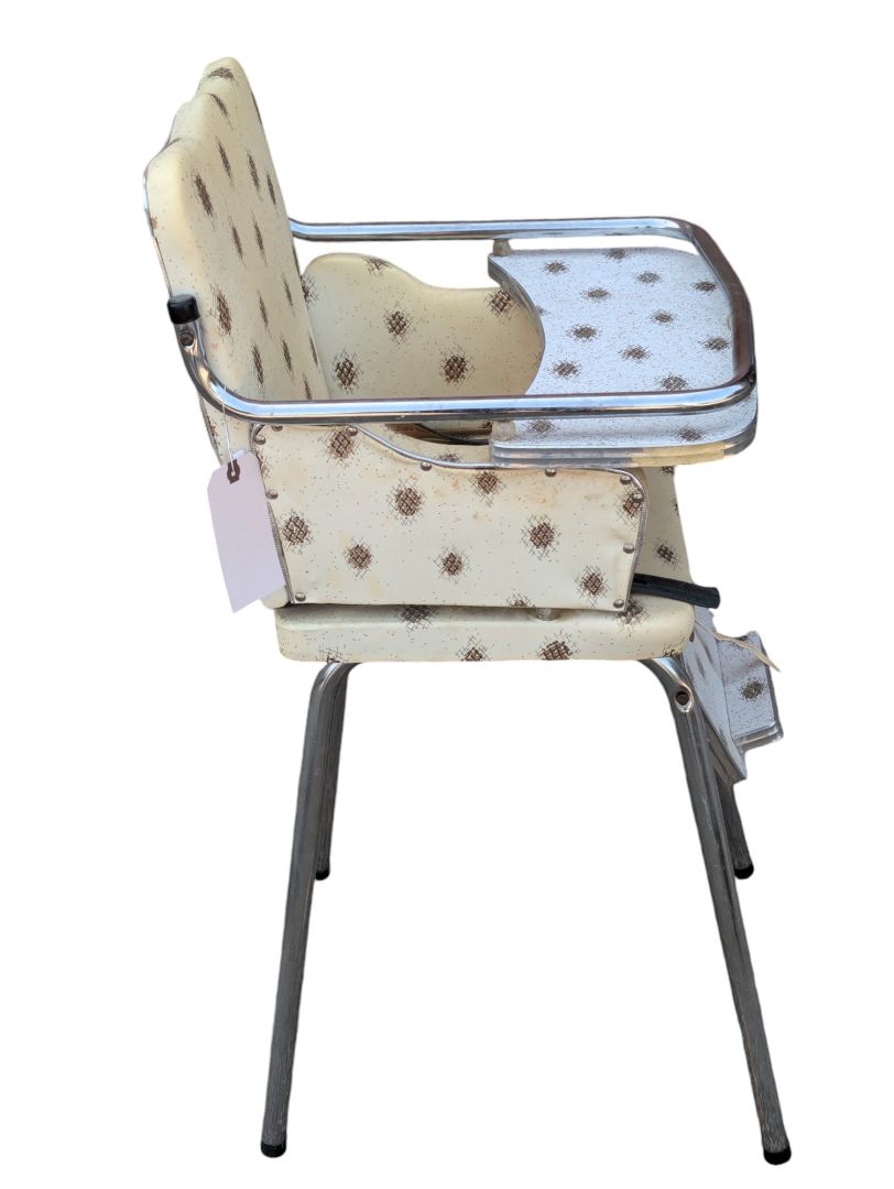 Vintage Baby High Chair Mid Century Modern