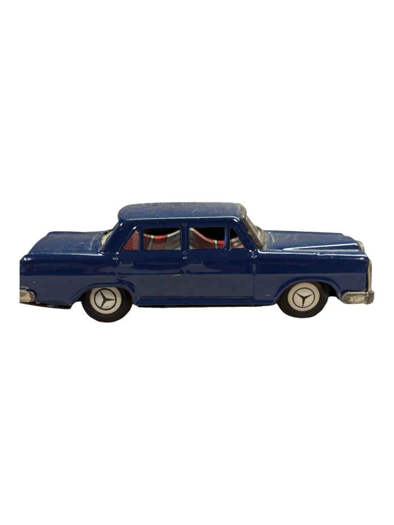 Mercedes Benz Tinplate Blue Car