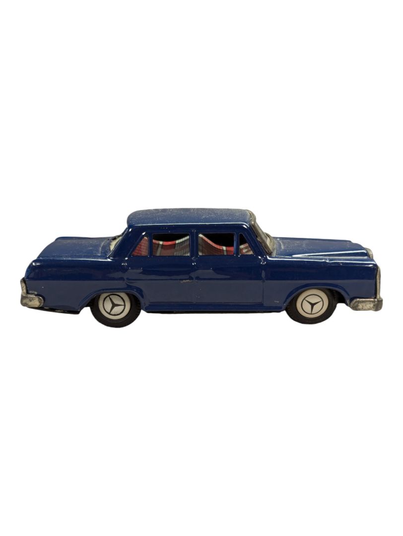Mercedes Benz Tinplate Blue Car