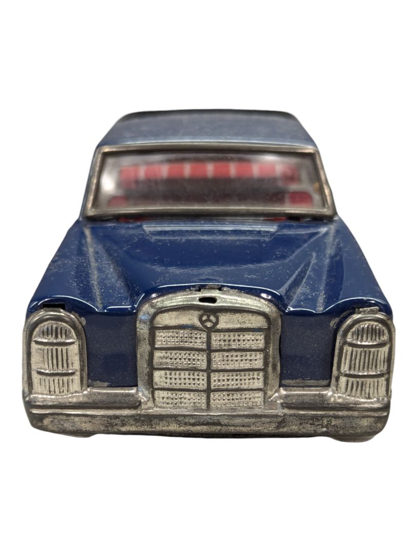 Mercedes Benz Tinplate Blue Car