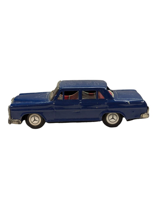 Mercedes Benz Tinplate Blue Car