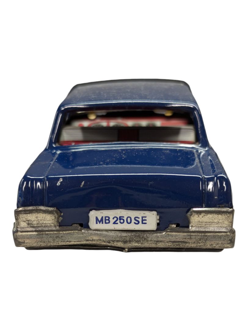 Mercedes Benz Tinplate Blue Car