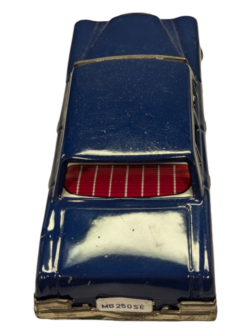 Mercedes Benz Tinplate Blue Car