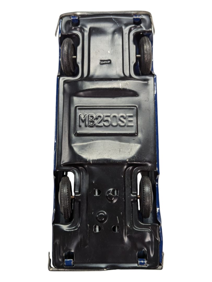 Mercedes Benz Tinplate Blue Car