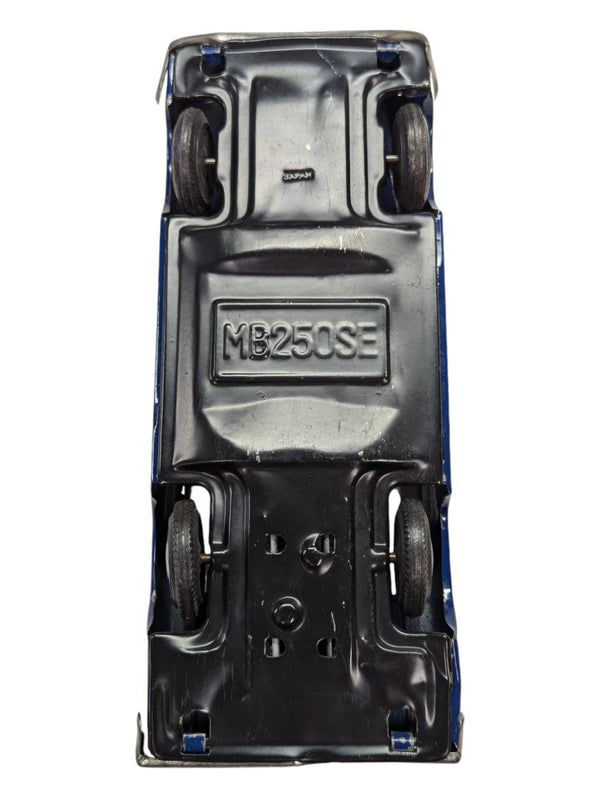 Mercedes Benz Tinplate Blue Car