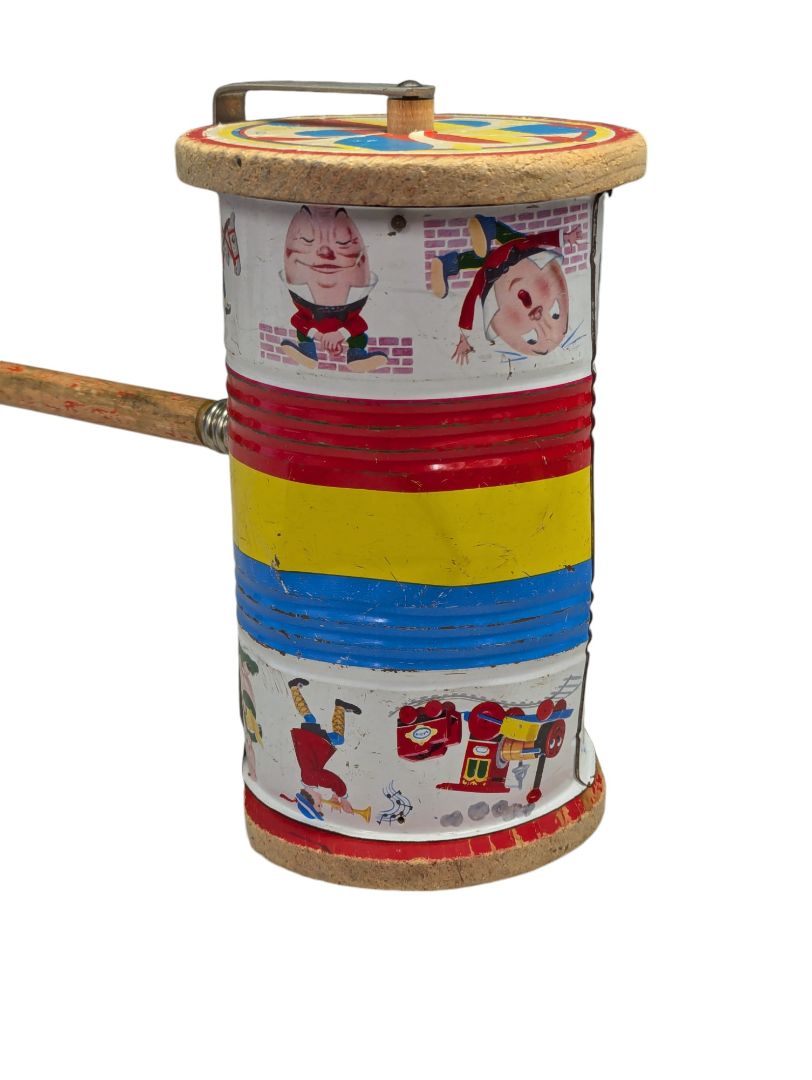 Fisher Price Musical Chime Roll Push Wood Toy