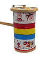 Fisher Price Musical Chime Roll Push Wood Toy