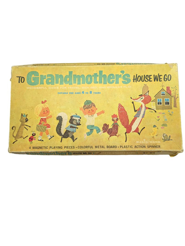 Vintage Board Game To Grandmother's House We Go