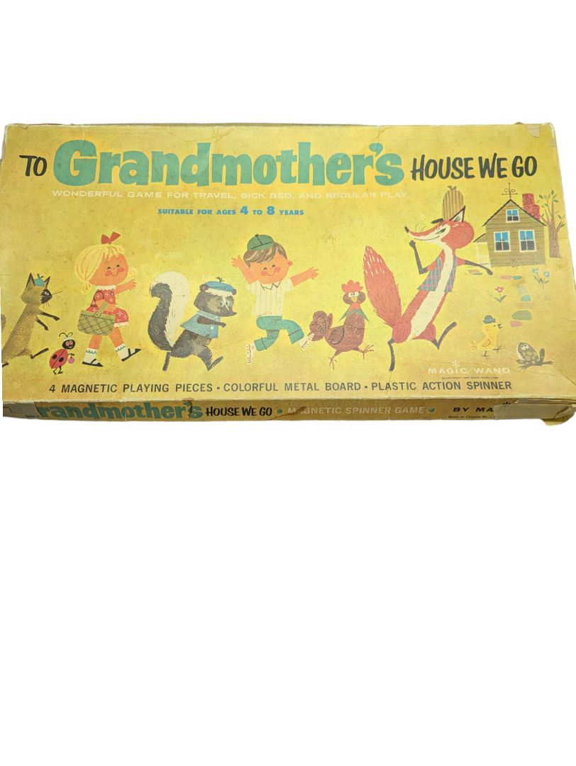 Vintage Board Game To Grandmother's House We Go