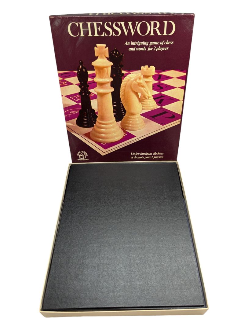 Vintage 1972 Chessword game by Waddingtons 70s