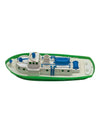 Vintage Toy Plastic 14” Boat