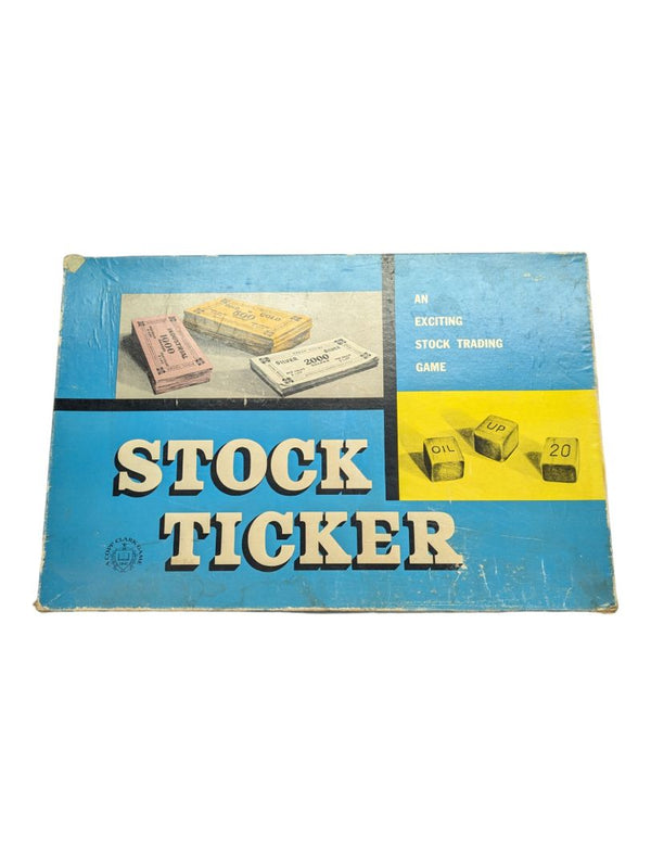 Vintage 1937 Stock Ticker Board Game