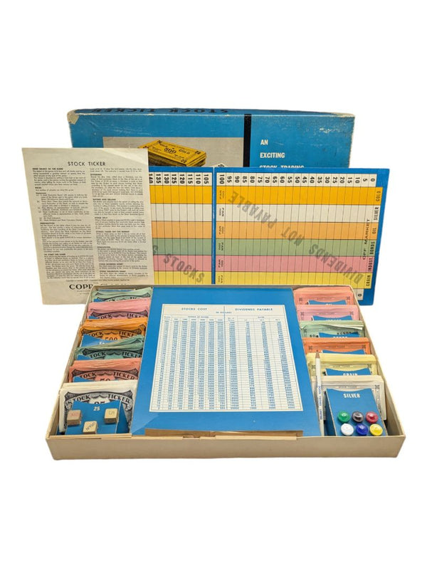 Vintage 1937 Stock Ticker Board Game