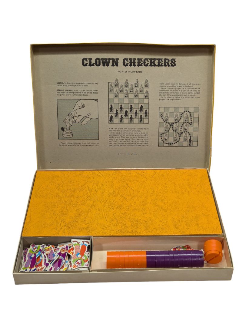 Clown Checkers 1968 Game