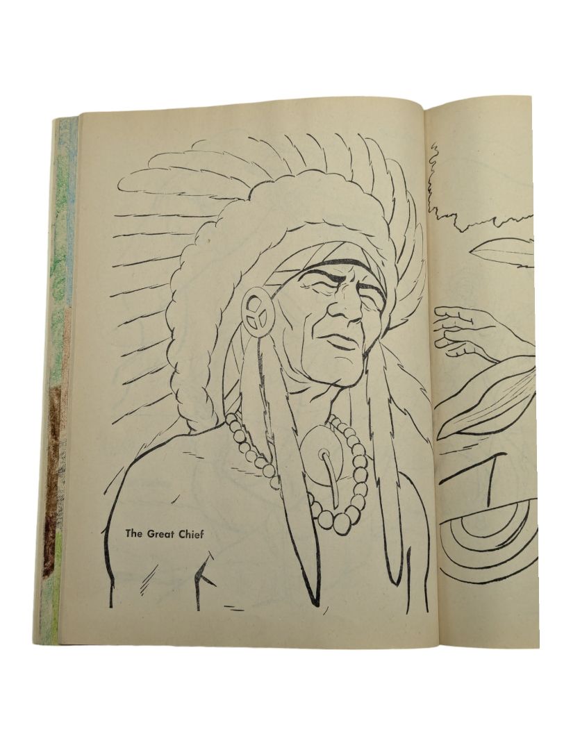 1954 The Lone Ranger Color Book