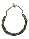 Gold Beaded Fashion Necklace