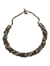 Gold Beaded Fashion Necklace