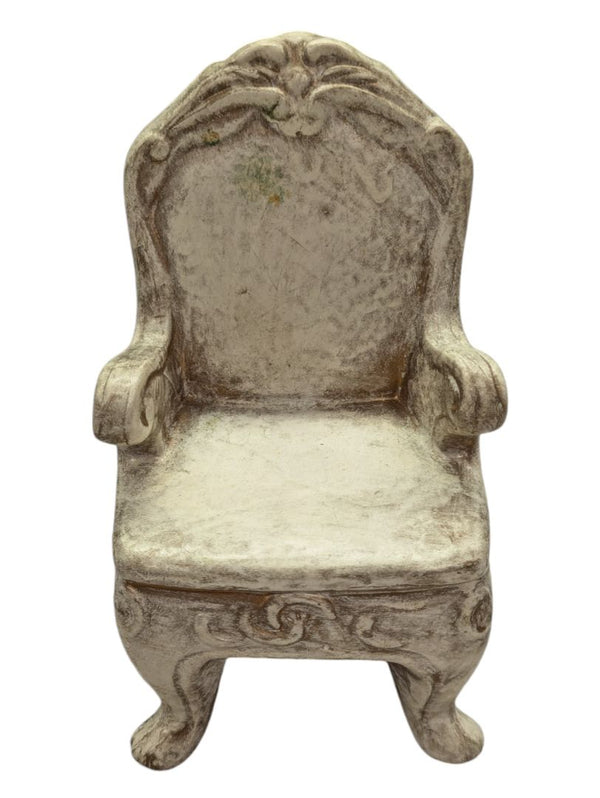 Small Ceramic Chair for Lawn or Garden
