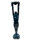 RARE Blue Woman Sculpture "Accent 2000"