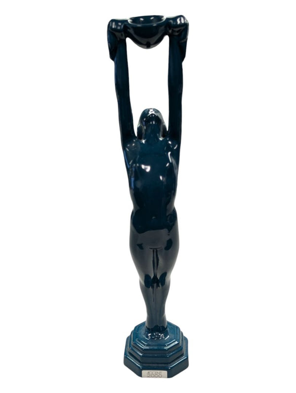 RARE Blue Woman Sculpture "Accent 2000"