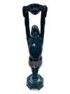 RARE Blue Woman Sculpture "Accent 2000"