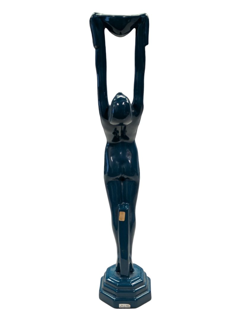 RARE Blue Woman Sculpture 