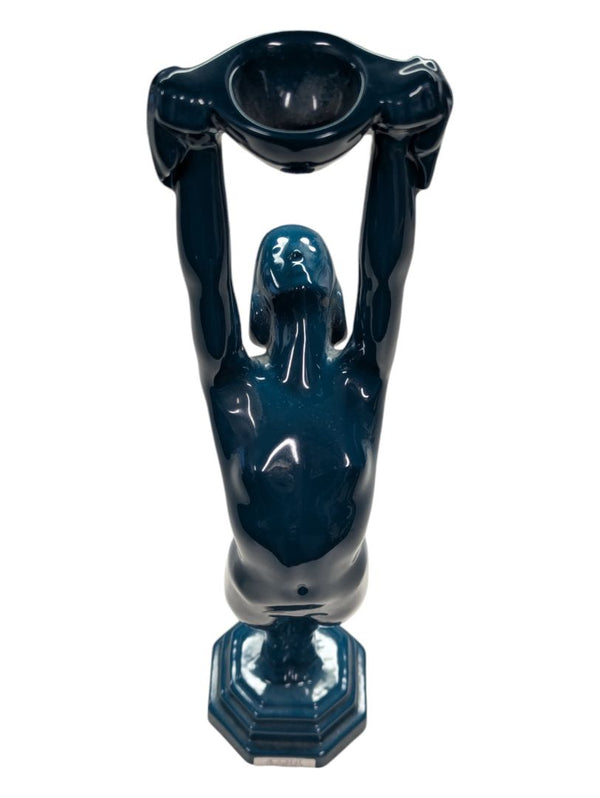 RARE Blue Woman Sculpture "Accent 2000"