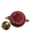 50s Sudlow's Burslem Teapot Burgundy & Gold