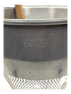 Vintage West Bend Aluminum Cone Food Strainer with Stand & Wooden Pestle