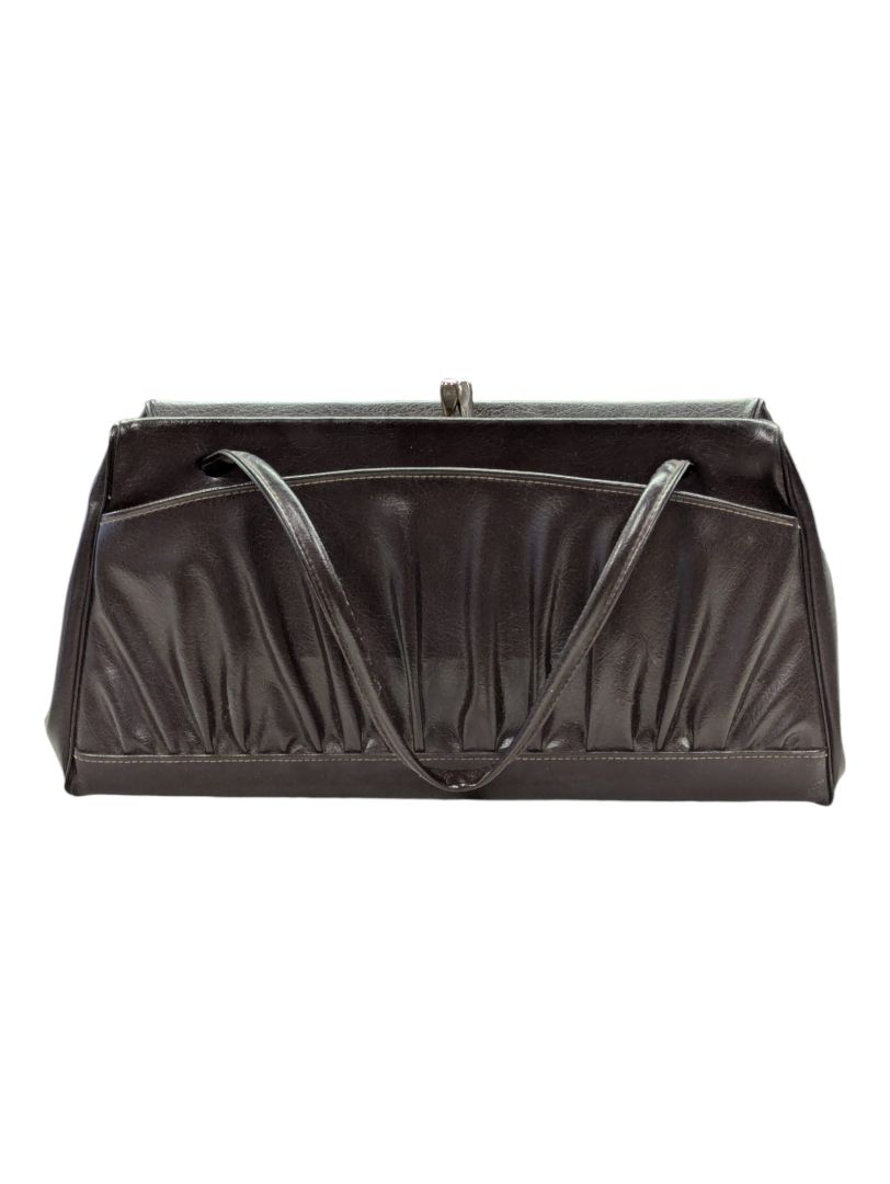 Vintage Brown Clasping Purse