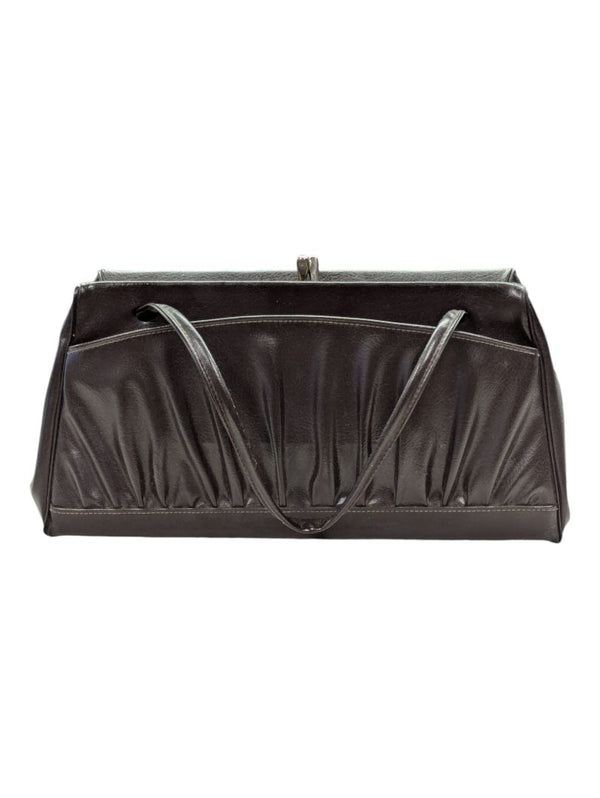 Vintage Brown Clasping Purse