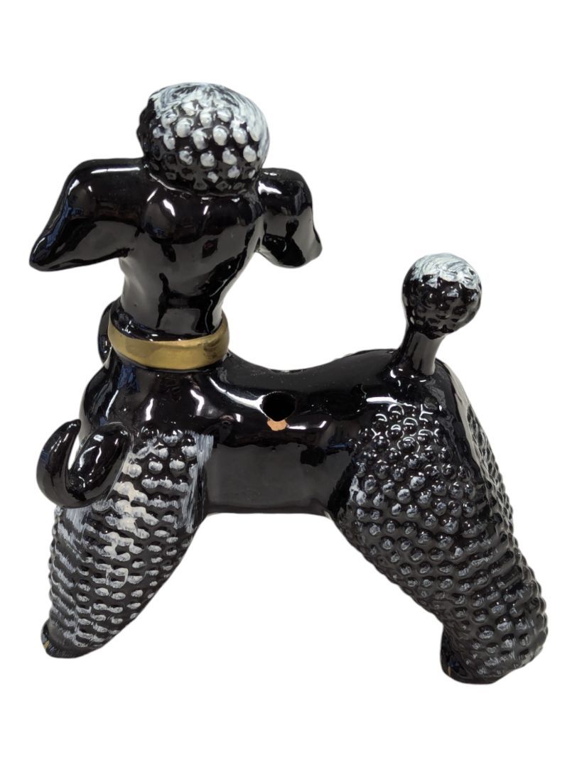 Ceramic Poodle Cruet Set with Oil, Vinegar, Salt & Pepper