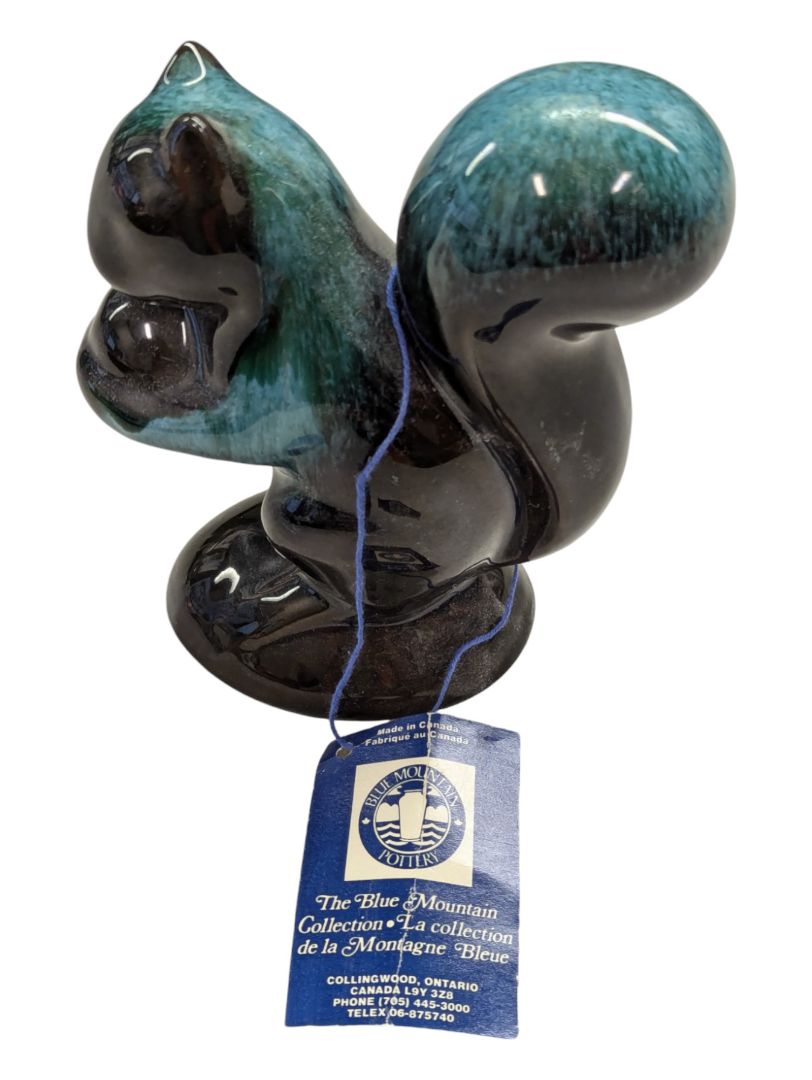 Vintage Canadian Blue Mountain Pottery Squirrel