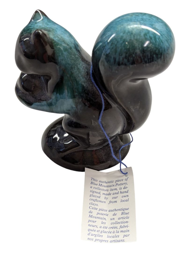 Vintage Canadian Blue Mountain Pottery Squirrel
