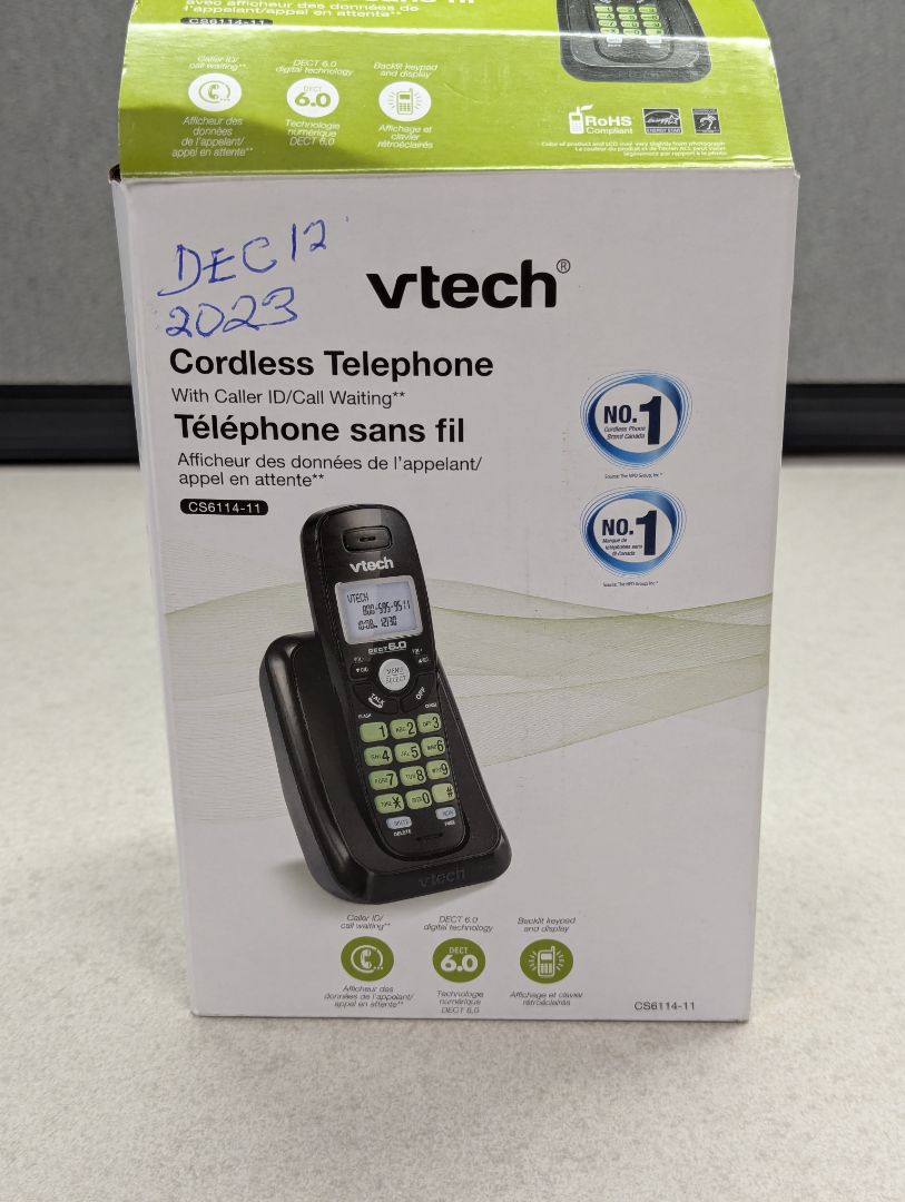 VTech Cordless Phone Black