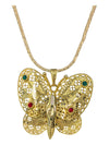 10K Chain w Butterfly Pendant