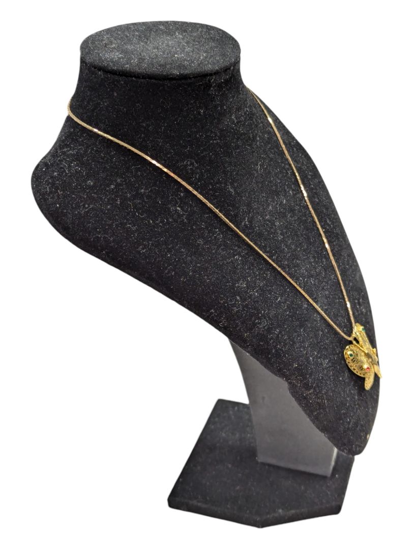 10K Chain w Butterfly Pendant