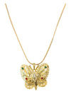 10K Chain w Butterfly Pendant