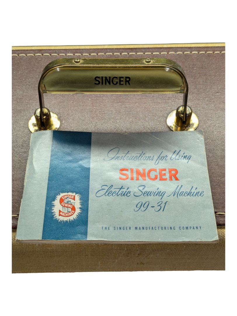 Vintage 1956 Singer Sewing Machine Model 99K