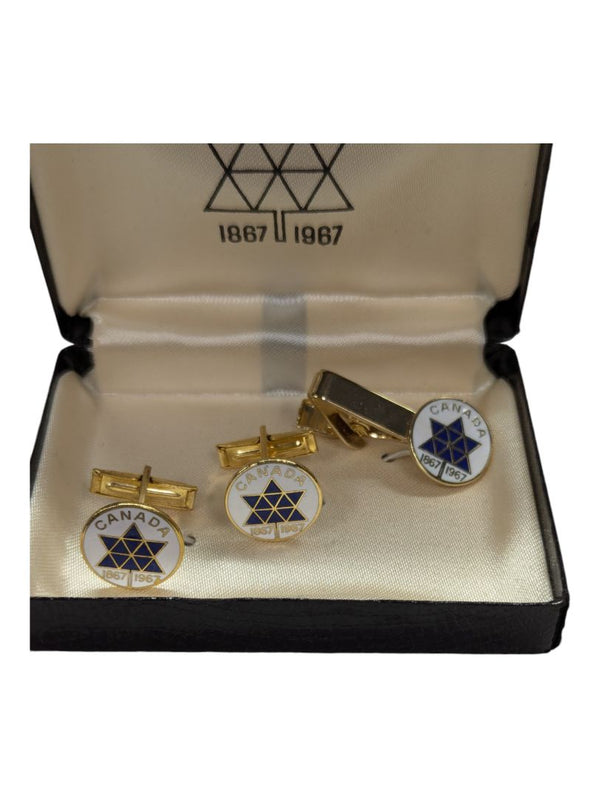 Vintage Cufflinks & Tie Clip